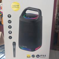 Karaoke cassa Bluetooth 160w wireless con microfon