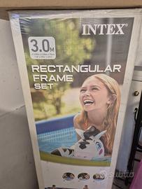 PISCINA INTEX + pompa + prodotti di trattamento
