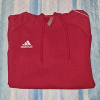 Felpa ADIDAS originale con cappuccio colore rosso