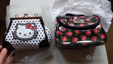 Lotto 2 Borsette Camomilla Hello Kitty