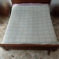 Coperta letto matrimoniale filo di scozia uncinett