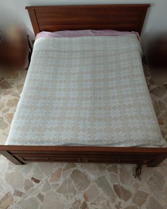 Coperta letto matrimoniale filo di scozia uncinett