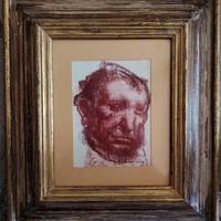 Pietro Annigoni  : Autoritratto. 