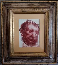 Pietro Annigoni  : Autoritratto. 