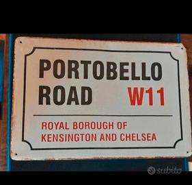 Targa Portobello Road Londra 