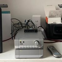 Amplificatore Cyrus. Diffusori canton. Dac