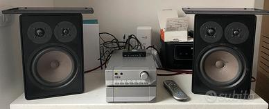 Amplificatore Cyrus. Diffusori canton. Dac