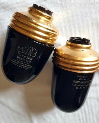 2 lampade per camera oscura. Germania 1900-1930