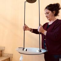 Lampadario Artemide Nuovo vetro metallo