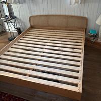 Letto matrimoniale legno, per materasso di 160x200