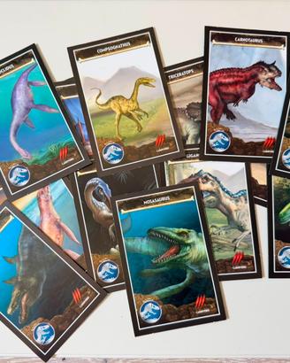 Card dinosauri Jurassic World