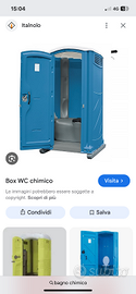 Bagno chimico da cantiere