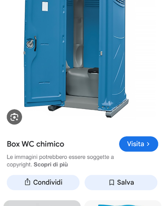 Bagno chimico da cantiere