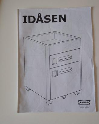 cassettiera idasen come nuova