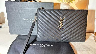 Pochette ysl nera Abbigliamento e Accessori In vendita a Caserta