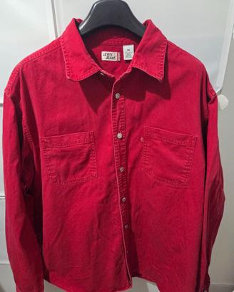 Splendida overshirt vinta in cotone pesante Levi's