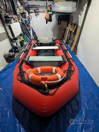 gommone da pesca 300 ozeam motore 5.5hp 4t 