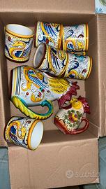 set ceramiche Deruta