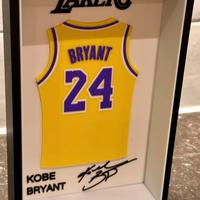 Stampa 3D maglia Lakers Kobe Bryant con autografo