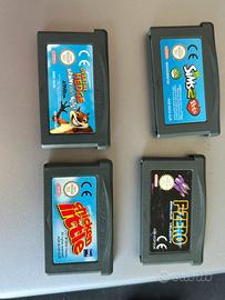 Lotto 4 Giochi Game Boy Advance (GBA)