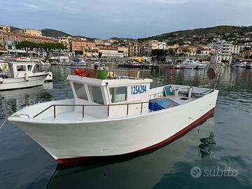 Barca con licenza di pesca