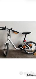 Bici bianca be-twin per bimbi