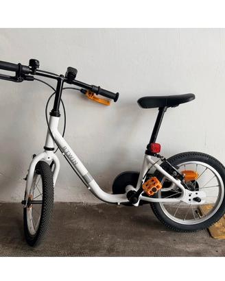 Bici bianca be-twin per bimbi