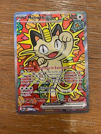 CARTA POKEMON MEOWTH EX