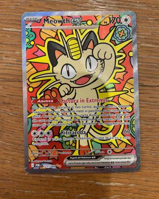 CARTA POKEMON MEOWTH EX