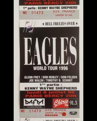 Biglietto Eagles World Tour 1996