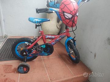 bicicletta spiderman 