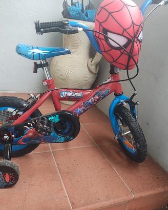 bicicletta spiderman 