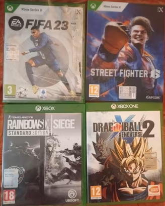 Street fighter e fifa per Xbox x 2 giochi Xbox one