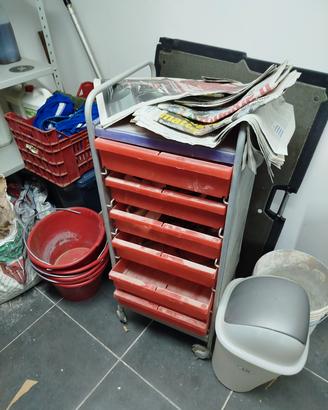 carrello per parrucchieri 