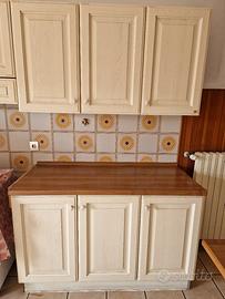 cucina in legno vecchio modello scavolini
