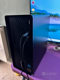 Pc fisso hp, perfettamente funzionante 16 gb ram