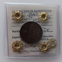 5 centesimi 1937 San Marino