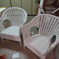 POLTRONCINE RATTAN - VIMINI e legno