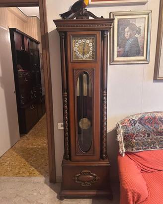 Orologio pendolo a colonna vintage anni '80