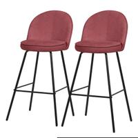 Elegante sgabelli rosso per bar/cucina/salotto