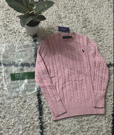 Maglione rosa ralph lauren