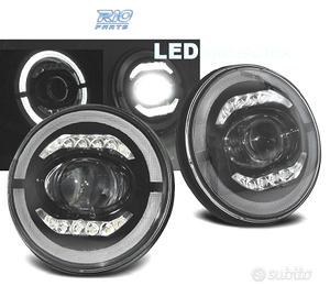 FARI PER JEEP WRANGLER 96-18 ANGEL EYES FULL LED N