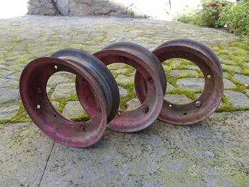 3 Cerchi Ruota Innocenti Lambretta 150 D Originali
