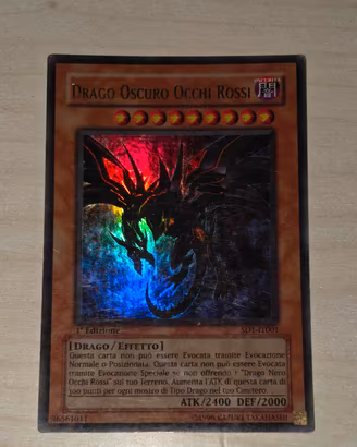 Yu-Gi-Oh Drago Oscuro Occhi Rossi SD1-IT001 1 e
