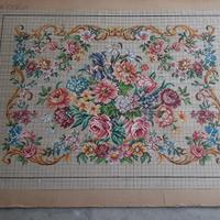 Schema ricamo dipinto a mano vintage