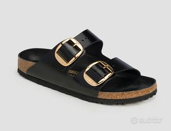 Ciabatte Birkenstock nuove 39 in vernice nera
