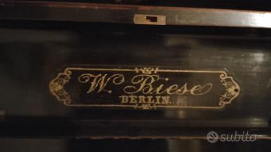 Pianoforte W.Biese da ristrutturare