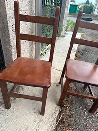 sedie in legno