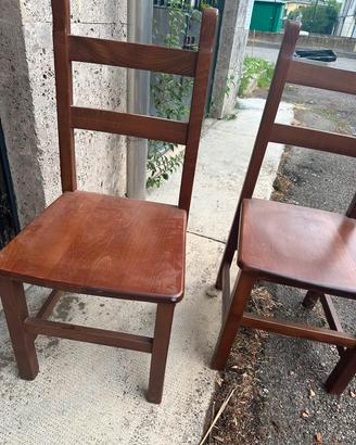 sedie in legno
