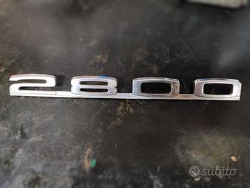 BMW 2800 scritta logo posteriore